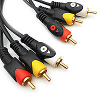 Шнур 3RCA-3RCA 1.2m