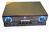 Підсилювач Konzert KCS-202 — Bluetooth, USB,SD,FM, MP3! Караоке 2х канальний ORG, фото 4