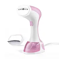 Ручной отпариватель для одежды Handheld Garment Steamer SI-6025 Розовый Для всех видов ткани