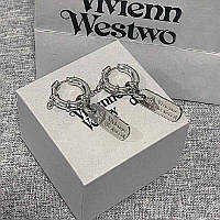 Сережки женские / серьги-подвески / с логотипом Vivienne Westwood / стильные / унисекс