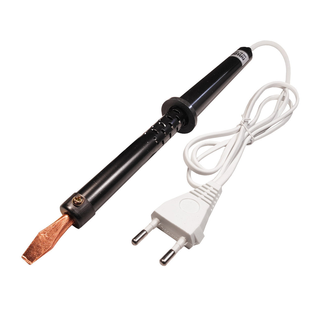 Паяльник 100Вт з термостійкою пластиковою ручкою та мідним жалом LOGA, фото 1