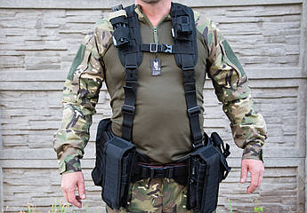 Комплект РПС з підсумками кордура чорний