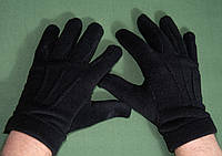 Перчатки мужские 9 размер флисовые плотность 320 грм/м.кв чёрные