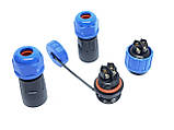 Герметичний швидкознімний з'єднувач електрокабелю на 2 піна Вологозахист IP68, фото 8