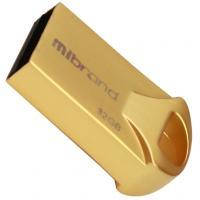 USB флеш накопитель Mibrand 32GB Hawk Gold USB 2.0 (MI2.0\/HA32M1G)