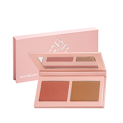 Рум'яна для обличчя подвійні Bogenia Angelic Duo Blush компактні BG650.003