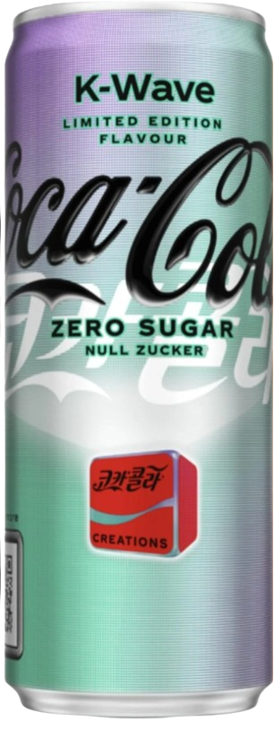 Газований напій Coca-Cola K-Wave zero sugar limited edition flavour 330ml