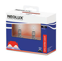 Галогенные лампы H1 55W 12V Extra Light +50% комплект NEOLUX (Chery Амулет) NE N448EL-SCB-NEOLUX