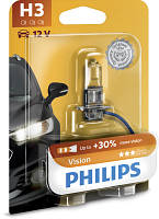 Галогенная лампа H3 55W 12V Vision +30% блистер PHILIPS ( ) PS 12336 PR B1-PHILI