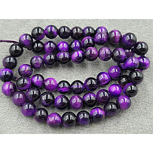 Намистини Тигрове око 6мм тонований