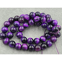 Намистини Тигрове око 8мм тонований