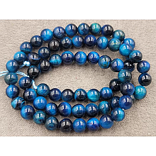 Намистини Тигрове око 6мм тонований