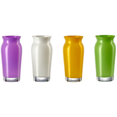 Ваза BOHEMIA Crystal Adela /НАБОР/4х12 см (B81533)