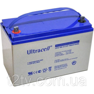 Батарея до ДБЖ Ultracell 12V-100Ah, GEL (UCG100-12), фото 1
