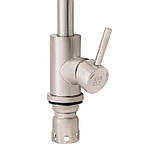 Смеситель для кухни Lidz Aria 015F (k35) LDARI015FNKS21689 Nickel, фото 4