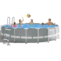 Каркасний басейн Intex 26732-1,549 x 122 см (драбина, підстилка, тент)