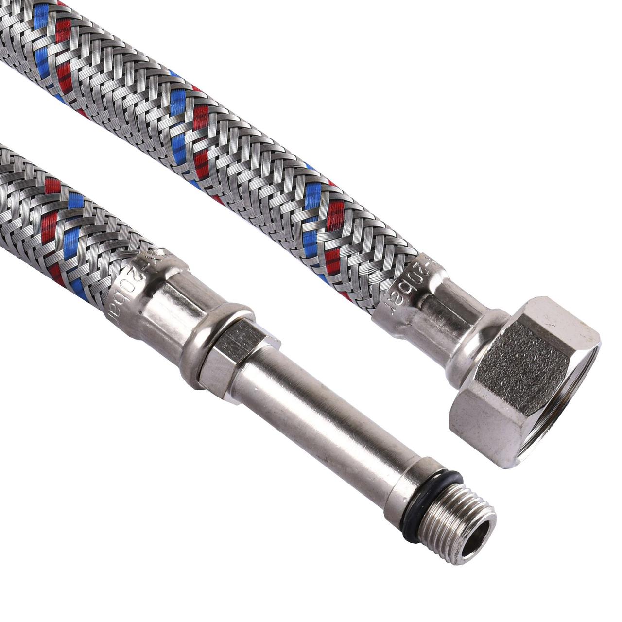 Шланг для підключення змішувача SOLOMON зв-вн M10(LONG)x1/2" 80 см 110119 000000692