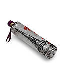 Парасолька жіноча автомат Susino №466 9 спиць 3 складання Бузковий, фото 4