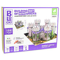 Будівельний набір для творчості з міні-цеглинок BLOCKY "Лицарський Замок" 31005S G-Rich