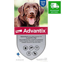Bayer Advantix для собак понад 25 кг, 1 пак.