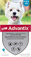 Elanco Advantix для собак від 4 до 10 кг, 1 піпетка