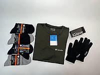 Комплект термо костюм чоловічий Columbia + 5 пар термо шкарпеток Columbia + 1 пара рукавиць Iglove для