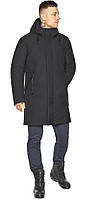 Куртка зимняя мужская утеплённая в чёрном цвете модель 63914