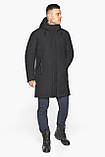 Куртка зимова чоловіча утеплена в чорному кольорі модель 63914, фото 2