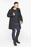 Куртка зимова чоловіча утеплена в чорному кольорі модель 63914, фото 7