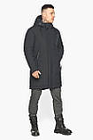 Зимова чоловіча міцна курточка колір графіт модель 63914, фото 2