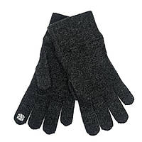 Перчатки женские зимние для сенсорных экранов ODYSSEY (ангора+шерсть+ПА) темно-серый One Size 4115