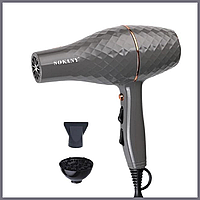 Фен для волос с концентратором и диффузором профессиональный 3000 Вт Sokany SK2224