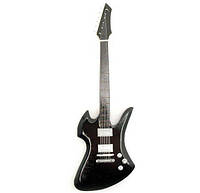 Гитара миниатюра дерево черный GUITAR HARMER NORMAL BLACK 24 см (DN29880) LP, код: 6822230