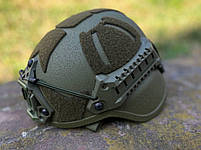 Балістична каска (шолом) NIJ IIIA Sestan-Busch Helmet BK-ACH GEN II | OD Green, фото 7