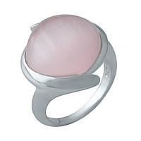 Серебряное кольцо SilverBreeze с кошачьим глазом (2003076) 17.5 LP, код: 8022450