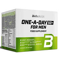 Витаминно-минеральный комплекс для спорта BioTechUSA One a day 50+ for men 30 packs LP, код: 8262219