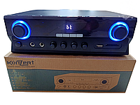 Усилитель Konzert KCS-202 - Bluetooth, USB,SD,FM,MP3! Караоке 2х канальный