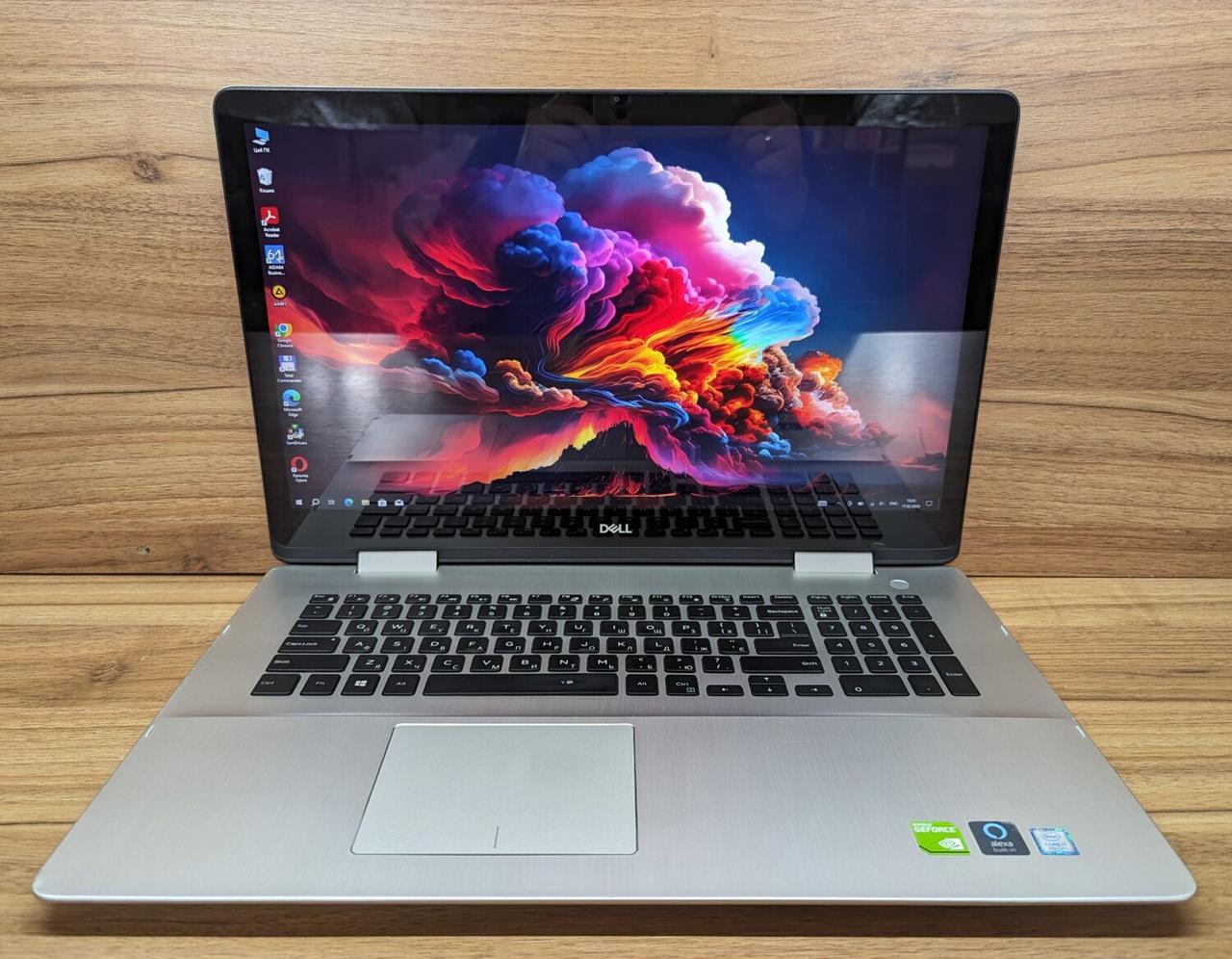 Б/в Ігровий ноутбук Dell Inspiron 7786 17.3" 1920x1080 Touch| i7-8565U| 16GB RAM| 256GB SSD+500GB HDD| MX150 2GB