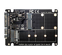 Адаптер Frime SataIII to M.2 Sata SSD (B Key) + mSata (ECF-PCIEtoSSD016) TS