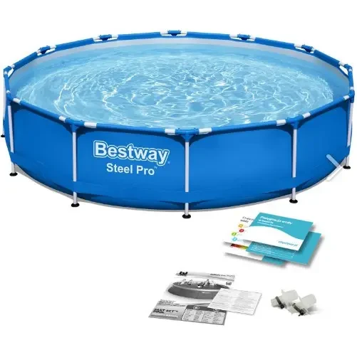 Каркасний басейн Bestway Steel Pro 56706 (366 х 76 см) круглий