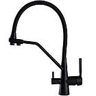 Змішувач для кухні на дві води GLOBUS LUX LAZER GLLR-0800-10-01 000024671 чорний латунь 158978, фото 6