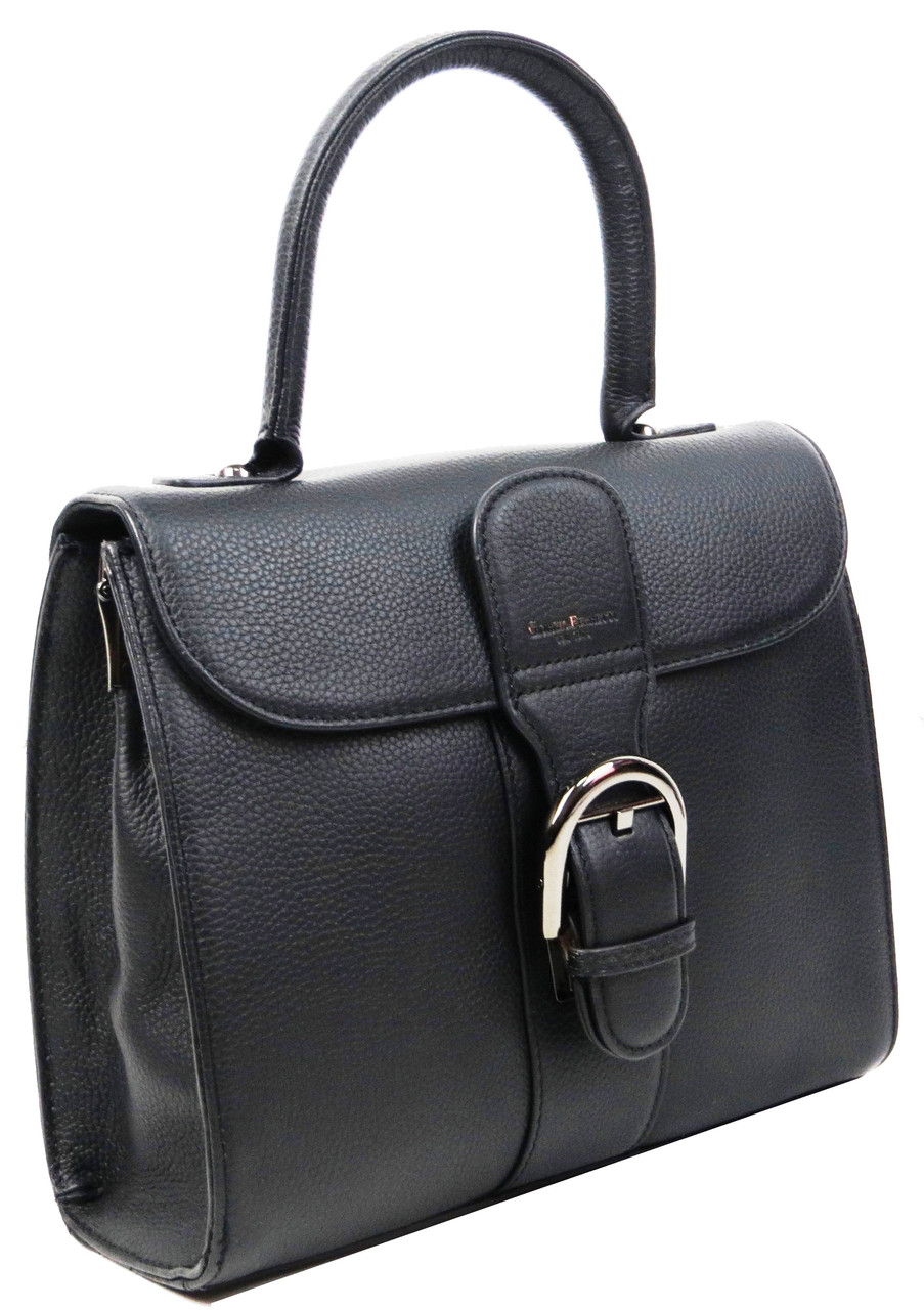 Женская кожаная сумка Giorgio Ferretti Черный (GF-bag-W-045) LD, код: 7730882 - фото 1 - id-p2112931089