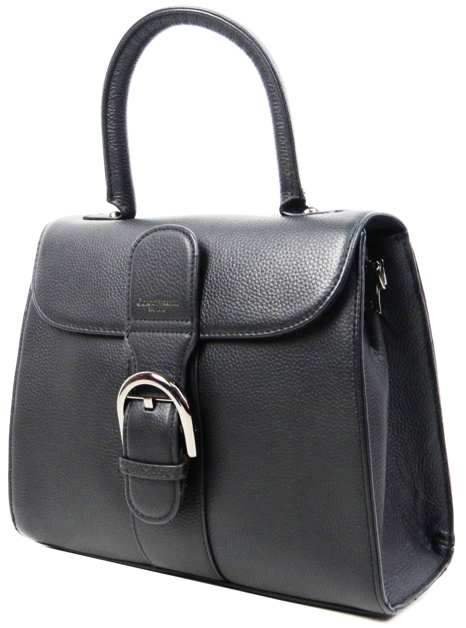 Женская кожаная сумка Giorgio Ferretti Черный (GF-bag-W-045) LD, код: 7730882 - фото 3 - id-p2112931089