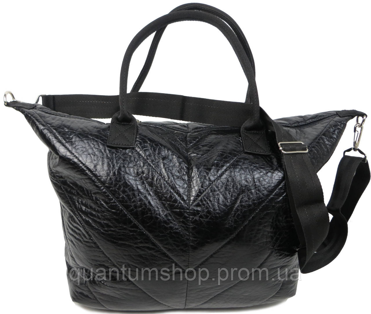 Женская сумка из искусственной кожи Wallaby Черный (8-57395) LD, код: 8299048 - фото 2 - id-p2112931095