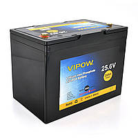 Аккумуляторная батарея Vipow LiFePO4 25,6V 30Ah со встроенной ВМS платой 25A (230*128*209)