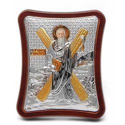 Ікона Андрія Первозванного 12x15см на дерев'яному витягнутому кіоті