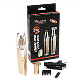 Тример універсальний Gemei GM-3110 2 в 1 бритва для носа та вух