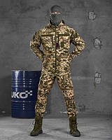 Усиленный тактический костюм пиксель REVOLUT, весення форма пиксель с кителем, военная форма пиксель для ЗСУ
