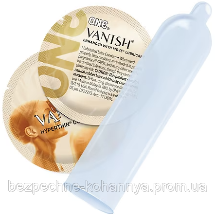 Гіпертонкі презервативи ONE Vanish