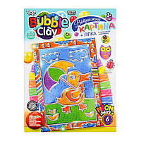 Набор креативного творчества BUBBLE CLAY Danko Toys BBC-02-01U -06U витражная картина Утка ZR, код: 8241626